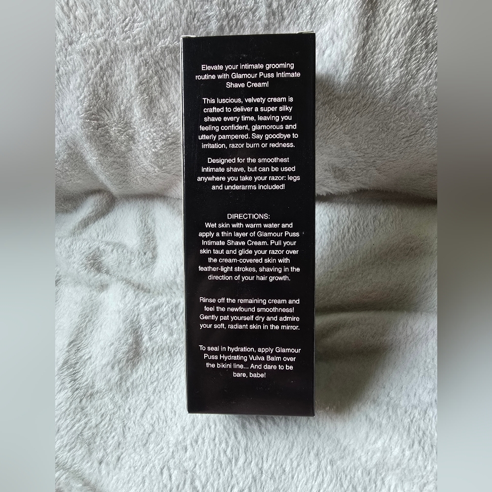 Glamour Puss Intimate Shave Cream - Black - Picture 3 of 7